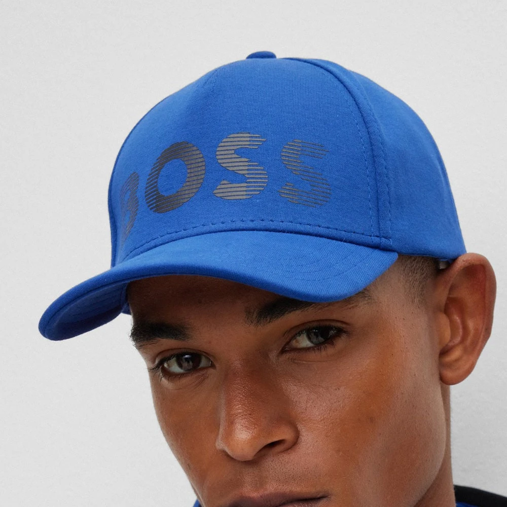 BOSS Golf Cap - Metastripe Logo - Sodalite Blue FA23 - Image 4