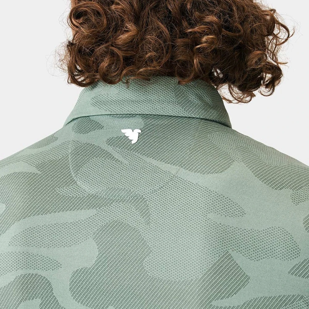 Macade Golf Shirt - Nolan Camo Polo - Sage Green SS23 - Image 9