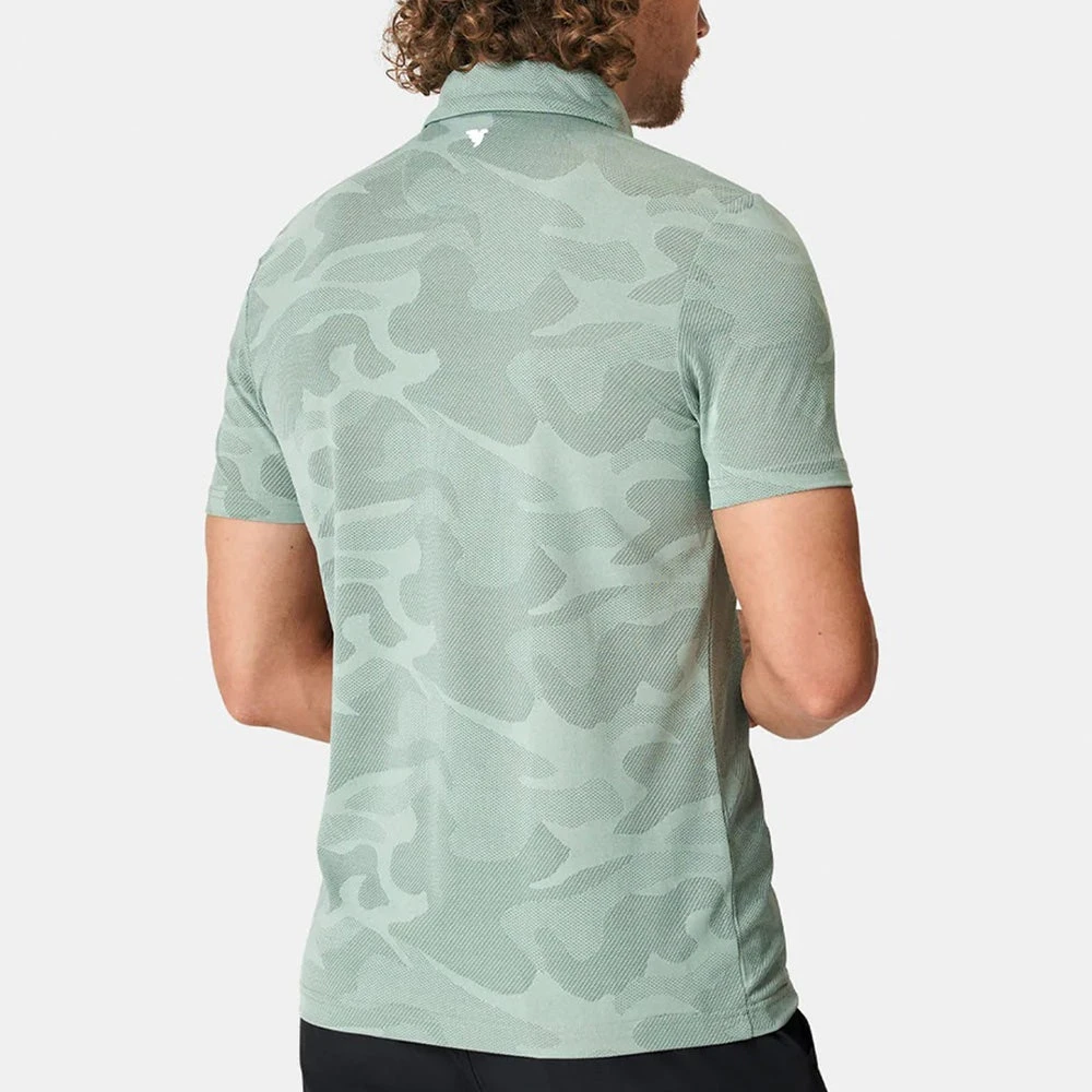 Macade Golf Shirt - Nolan Camo Polo - Sage Green SS23 - Image 7