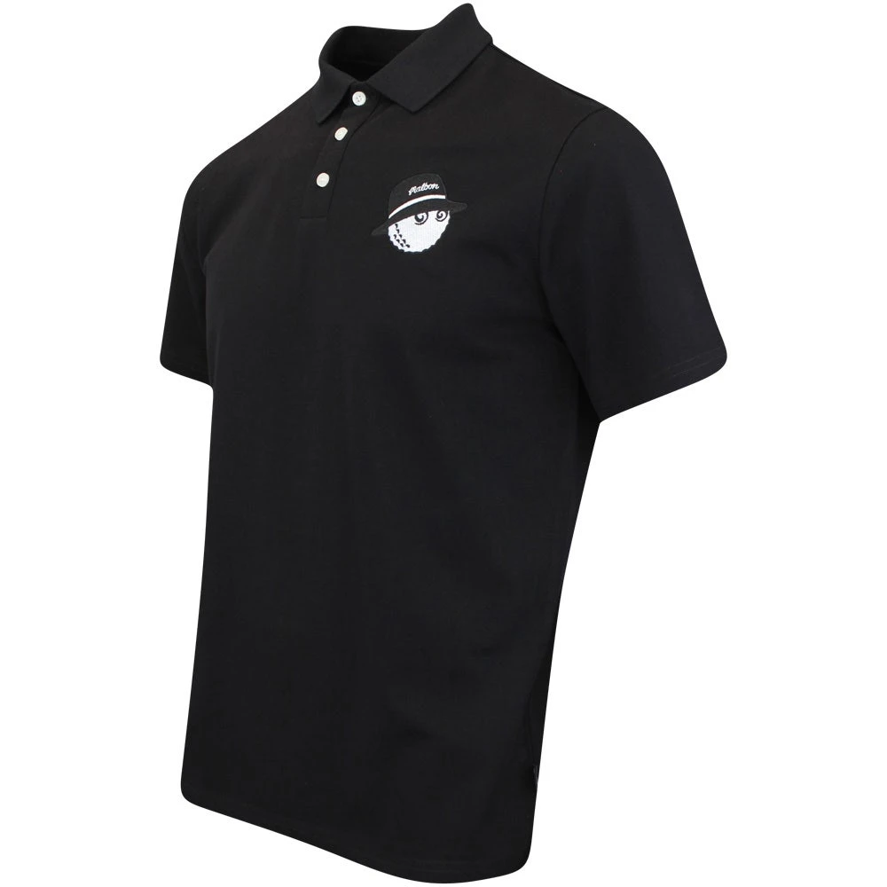 Malbon Golf Shirt - Cooper Polo - Black SU23 - Image 2