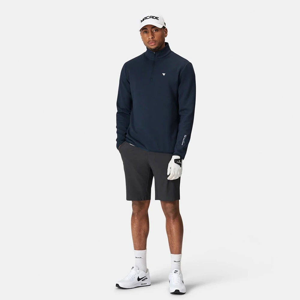 Macade Golf Pullover - Therma Quarter Zip - Navy SS23 - Image 9