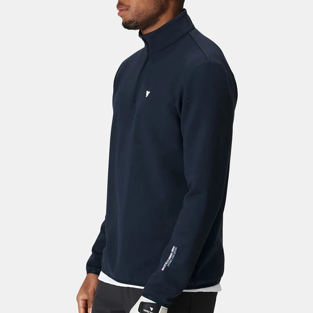 Macade Golf Pullover - Therma Quarter Zip - Navy SS23 - Image 7