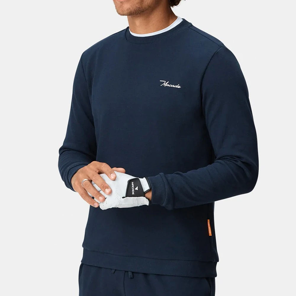 Macade Golf Pullover - Range Crew Neck - Navy SS23 - Image 6