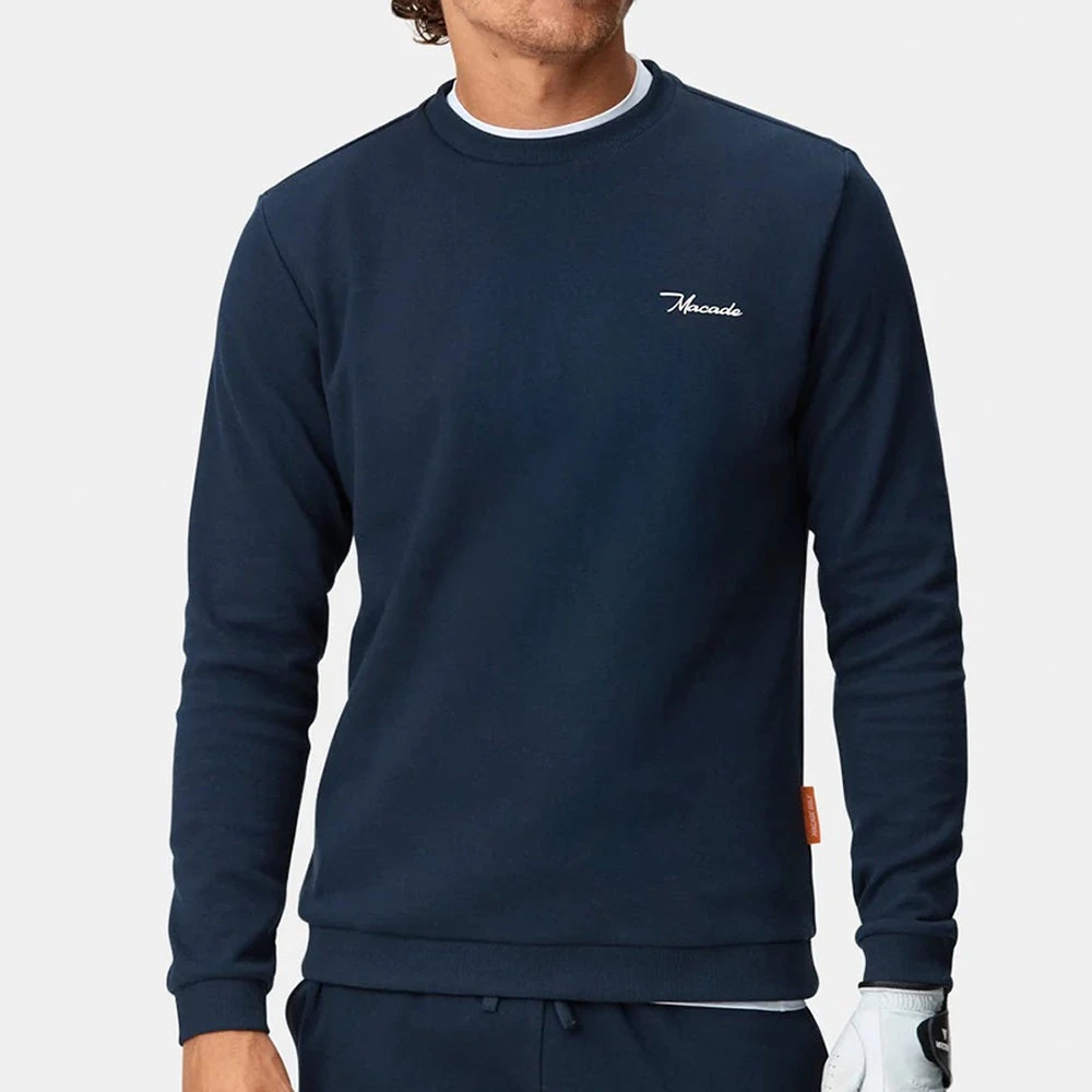 Macade Golf Pullover - Range Crew Neck - Navy SS23 - Image 5