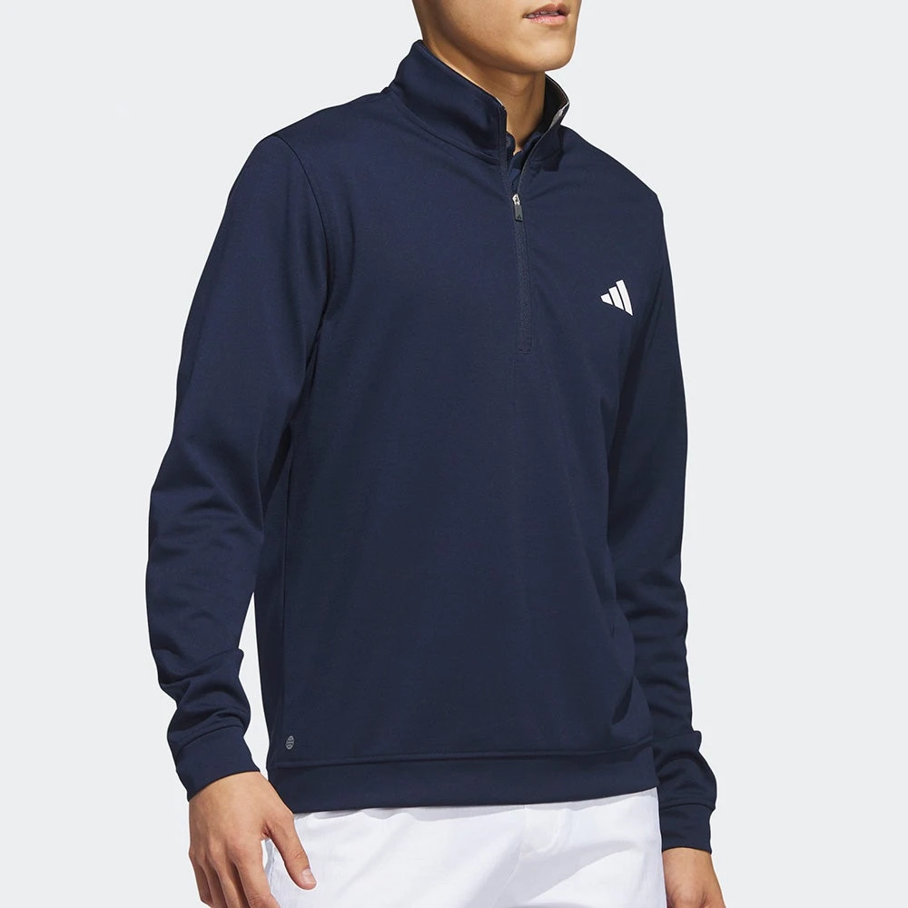 Adidas Golf Jumper - Elevated QZ - Collegiate Navy AW23 - Image 6