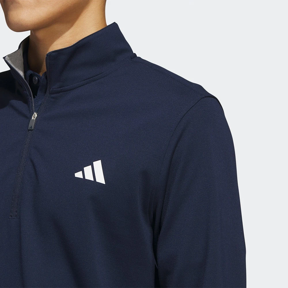 Adidas Golf Jumper - Elevated QZ - Collegiate Navy AW23 - Image 8