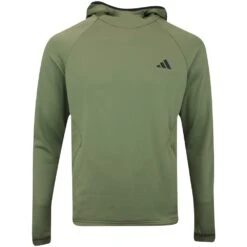 Adidas Golf Pullover - Cold.Rdy Hoodie - Olive Strata AW23