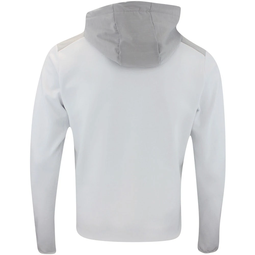 Adidas Golf Pullover - Textured Anorak Hoodie - White AW23 - Image 3