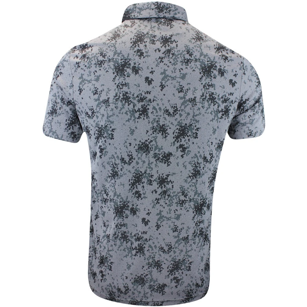 Adidas Golf Shirt - Jacquard Burst Polo - Black AW23 - Image 3