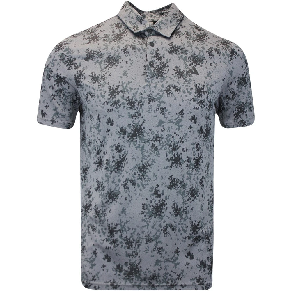 Adidas Golf Shirt - Jacquard Burst Polo - Black AW23