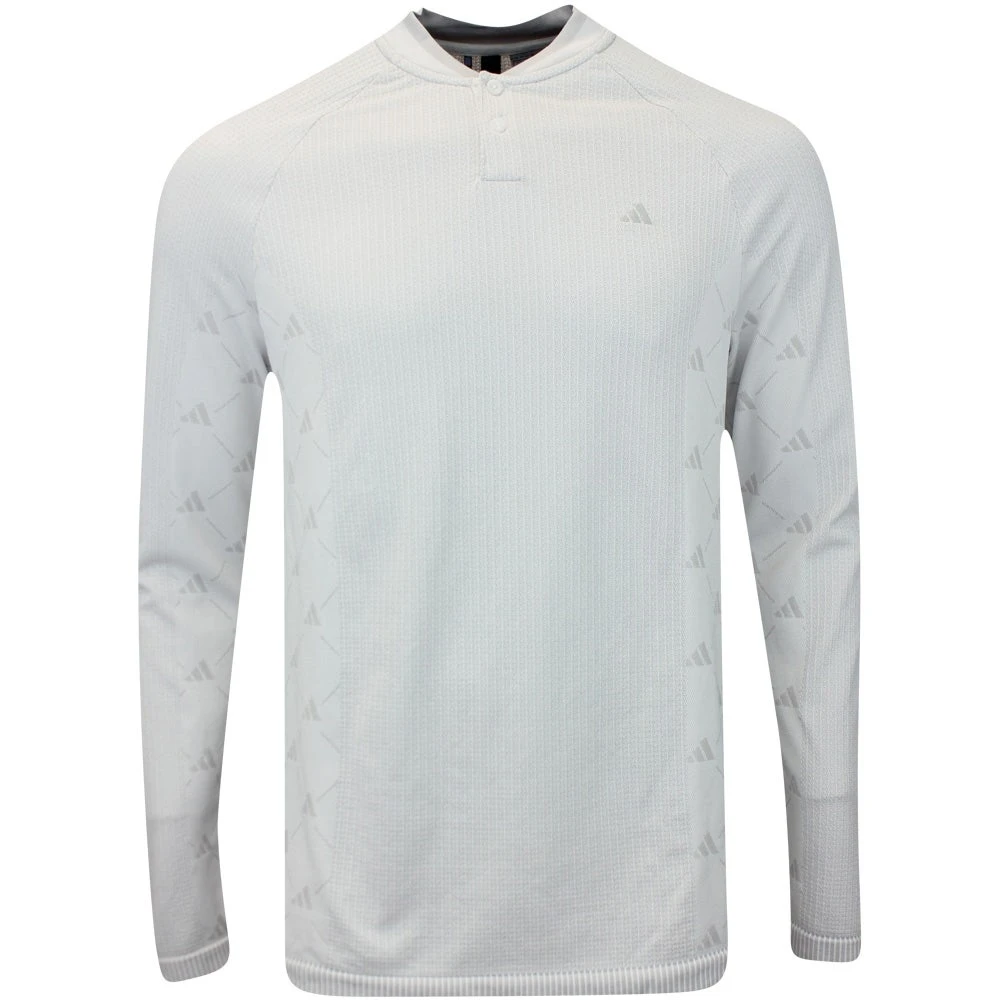 Adidas Golf Shirt - Primeknit TOUR LS Polo - White AW23