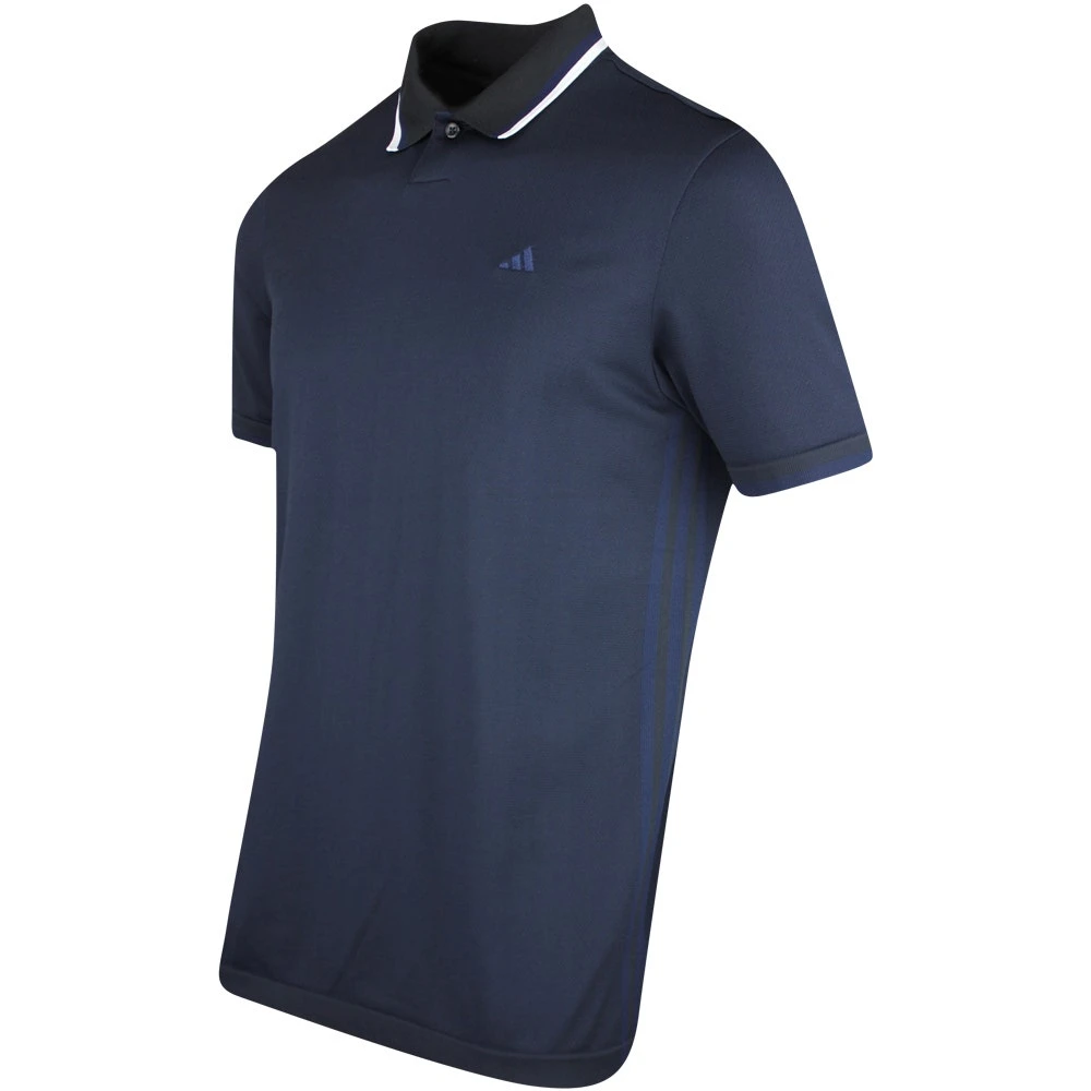 Adidas Golf Shirt - Primeknit Tour Polo - Collegiate Navy SS23 - Image 2