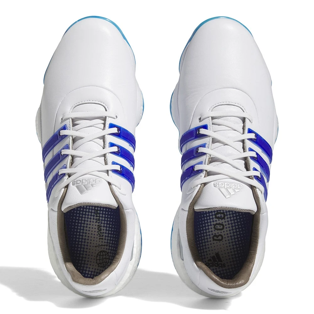 Adidas Golf Shoes - Tour360 '22 - White - Lucid Blue 2023 - Image 3