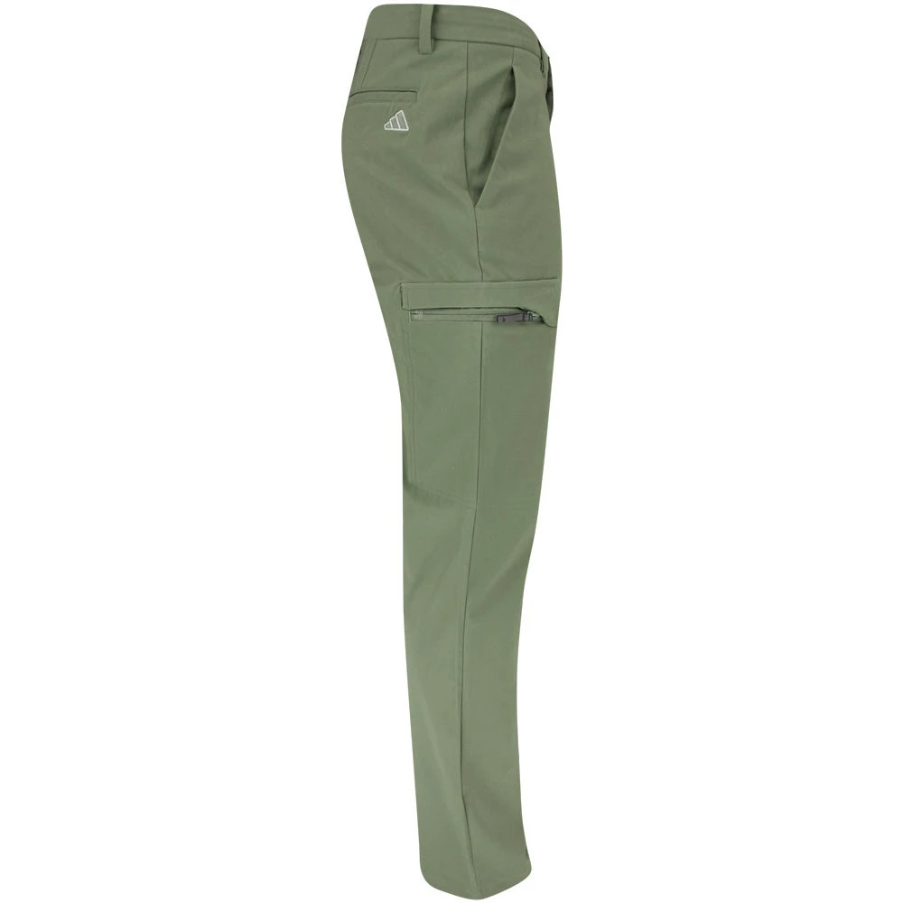 Adidas Golf Trousers - Go-To Cargo Pant - Olive Strata AW23 - Image 2