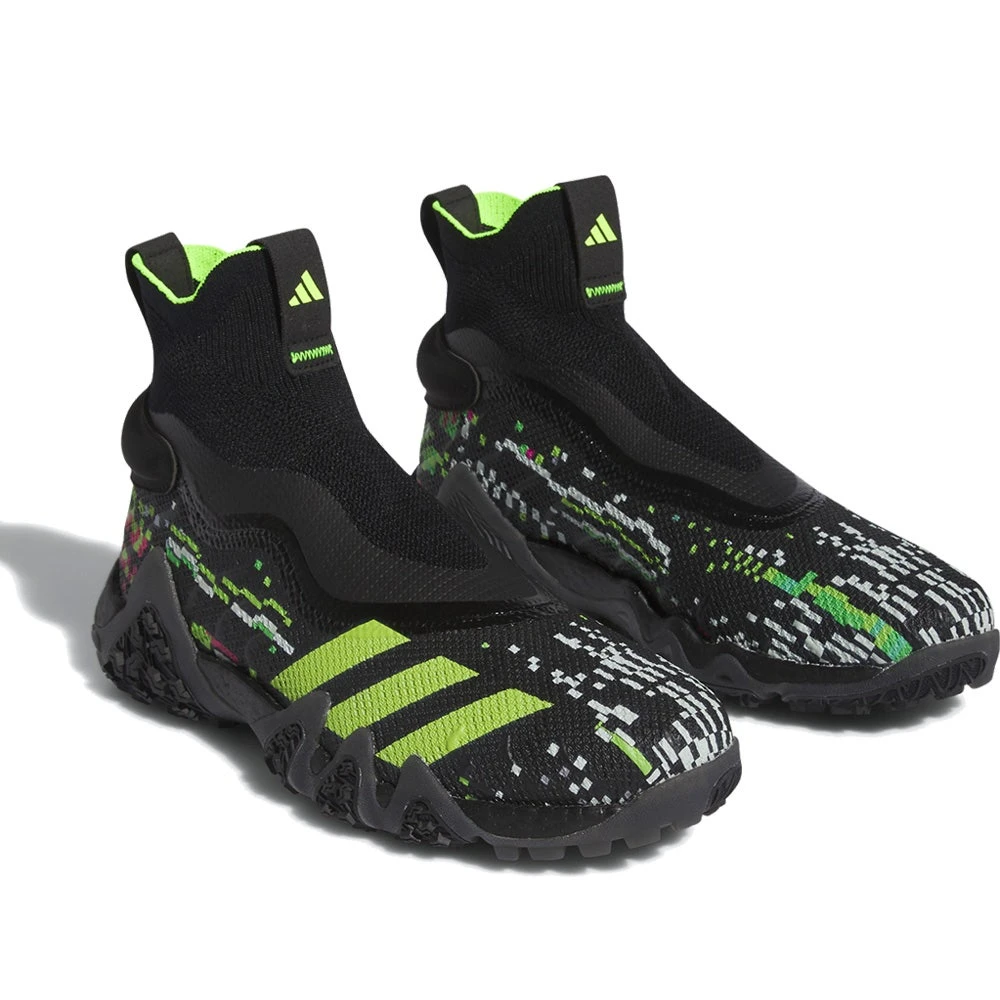 Adidas Golf Shoes - Codechaos Laceless - Black - Glitch AW23 - Image 2