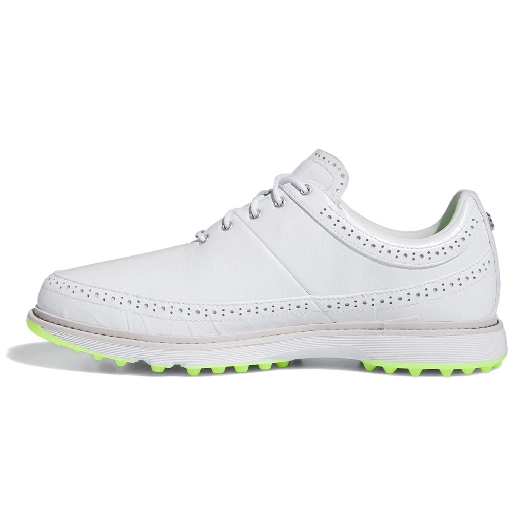 Adidas Golf Shoes - MC80 - White - Lucid Lemon AW23 - Image 5