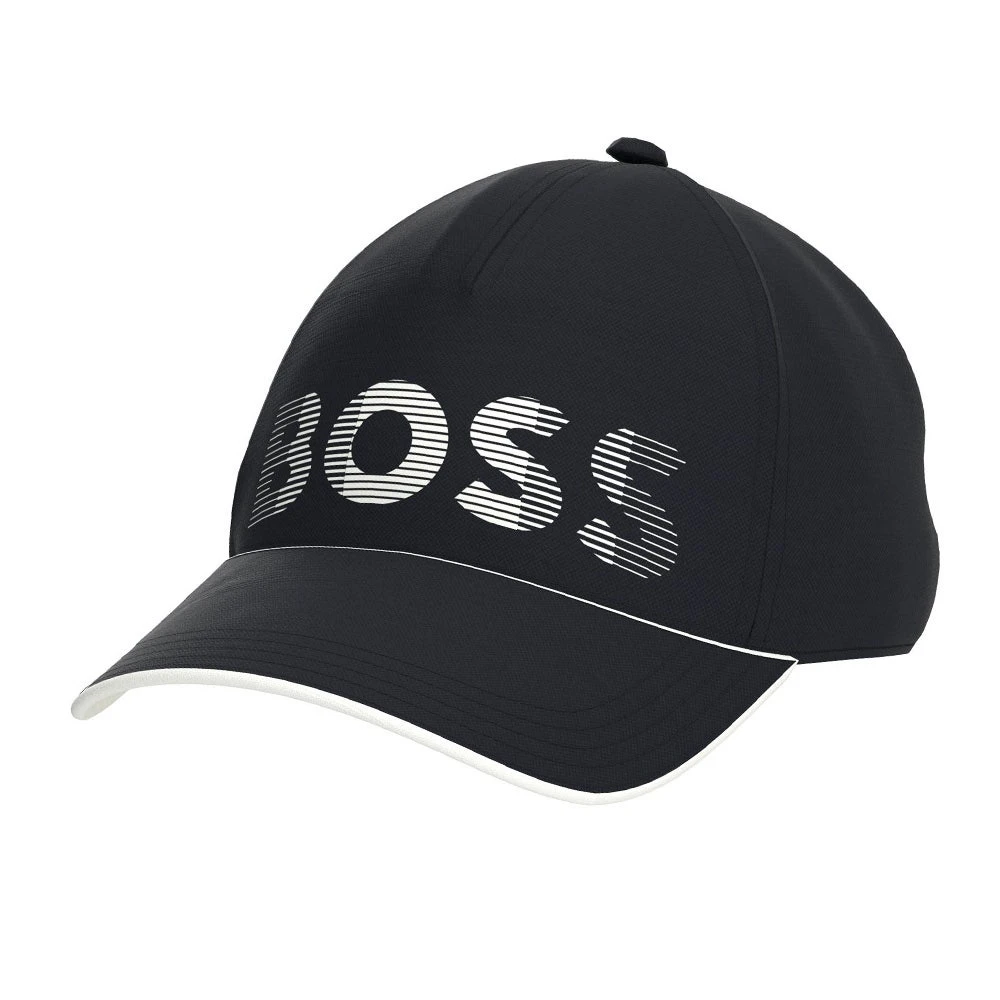 BOSS Golf Cap - Metastripe Logo - Dark Navy FA23