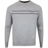 BOSS Golf Jumper - Righam Crew - Grey Melange SP23