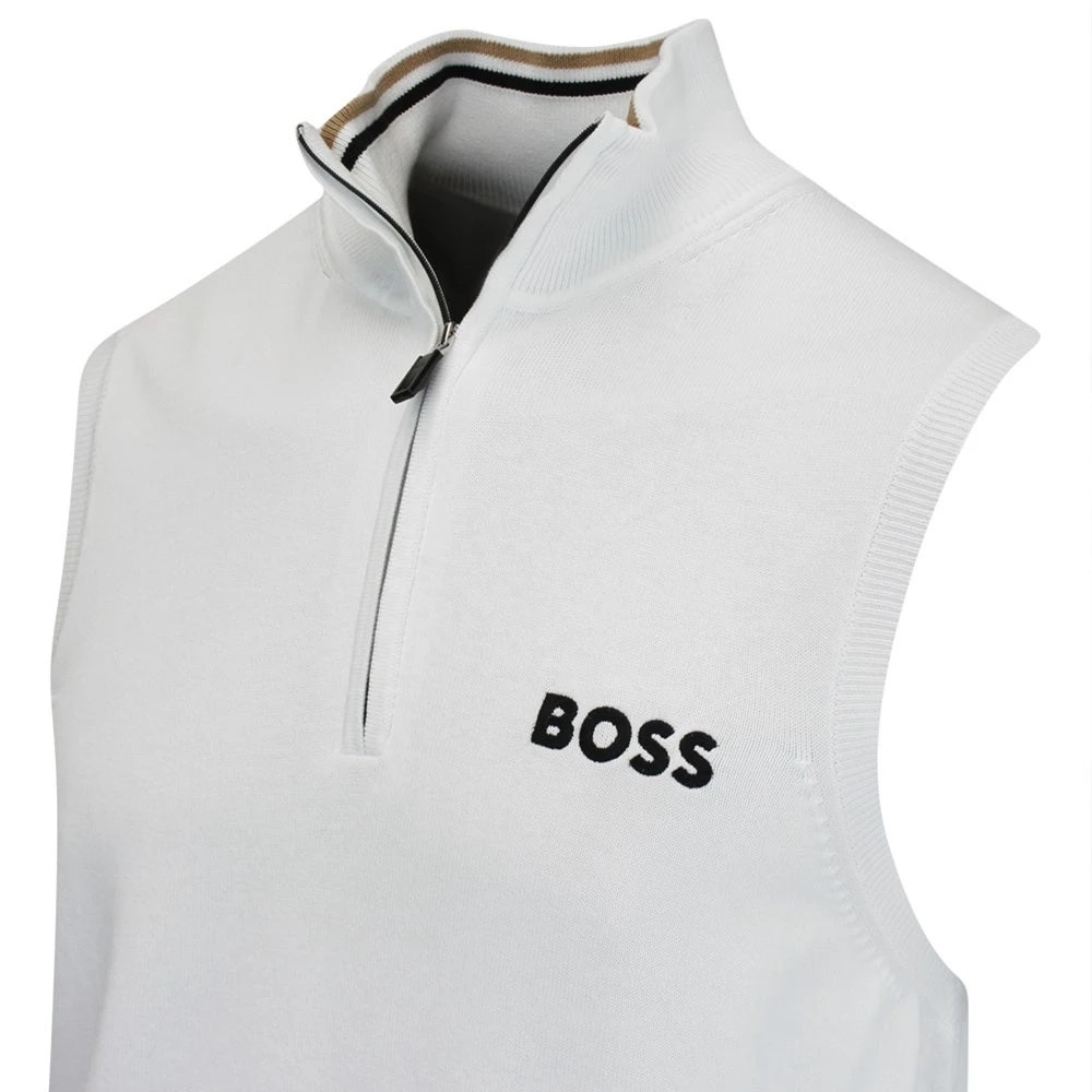 BOSS Golf Jumper - Zaxly Pro - Training White FA23 - Image 4
