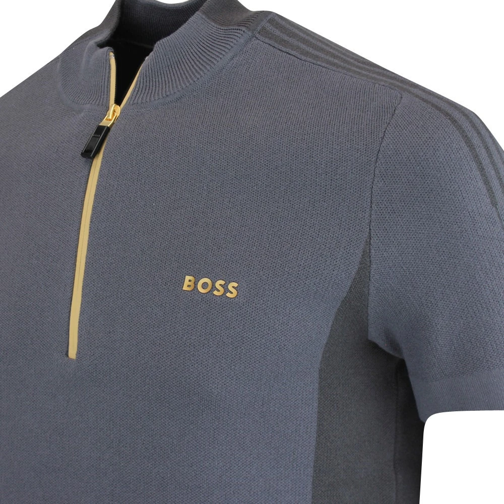 BOSS Golf Jumper - Zinos SS - Asphalt FA23 - Image 4