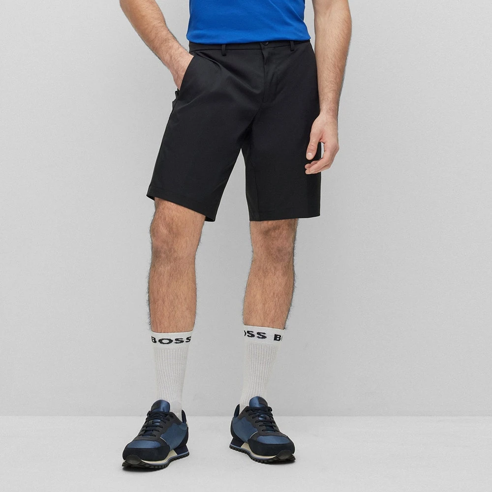 BOSS Golf Shorts - S_Drax Slim - Black FA23 - Image 5
