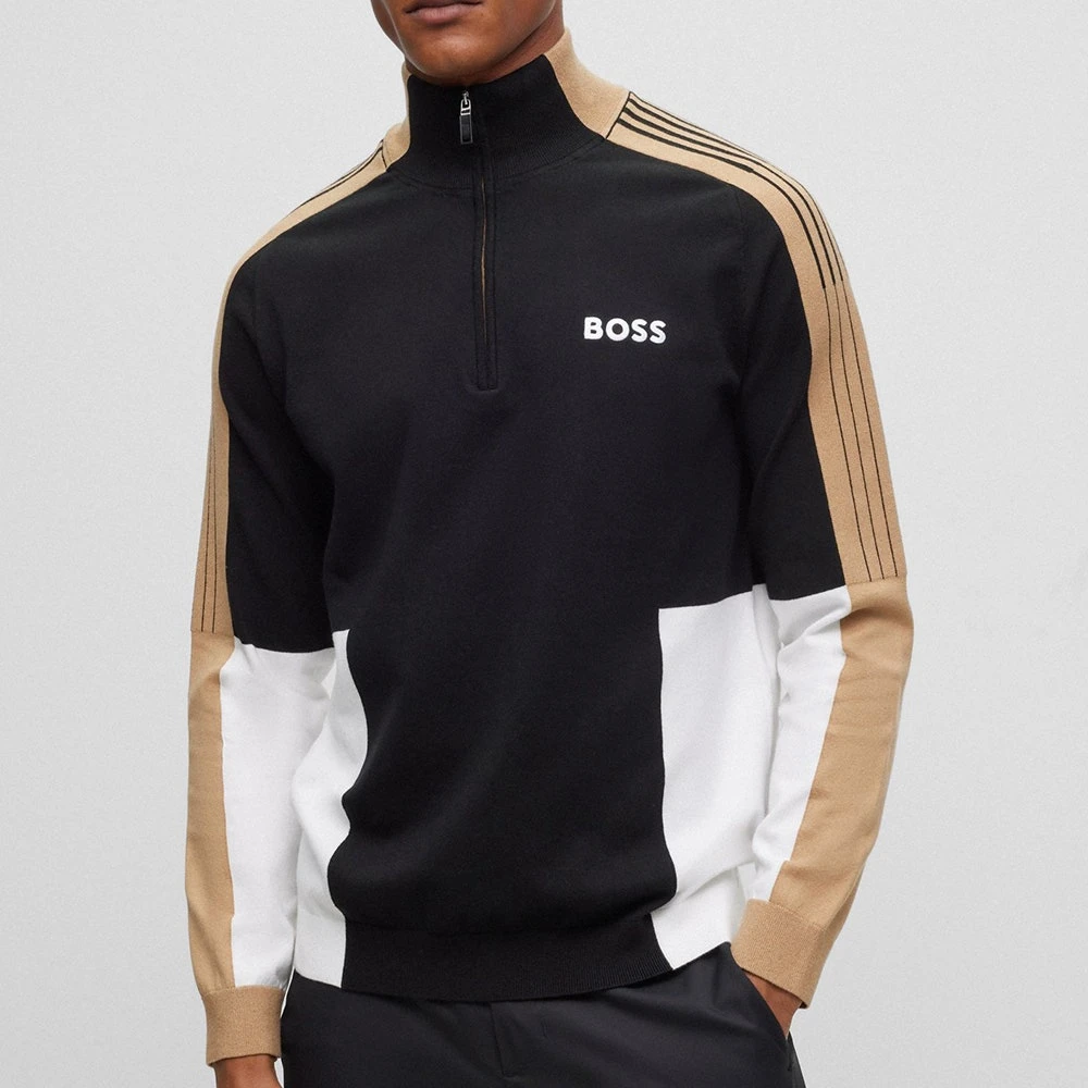 BOSS Golf Jumper - Zolkar Pro - Black FA23 - Image 5