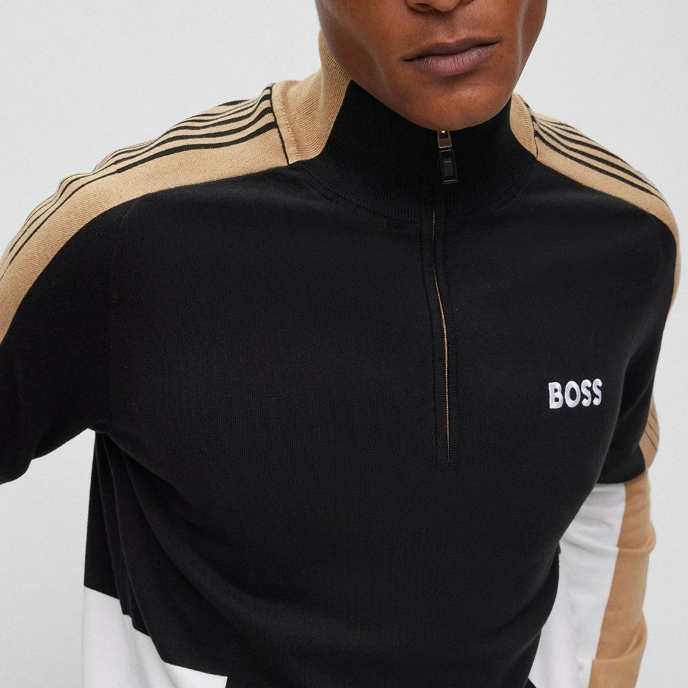 BOSS Golf Jumper - Zolkar Pro - Black FA23 - Image 7