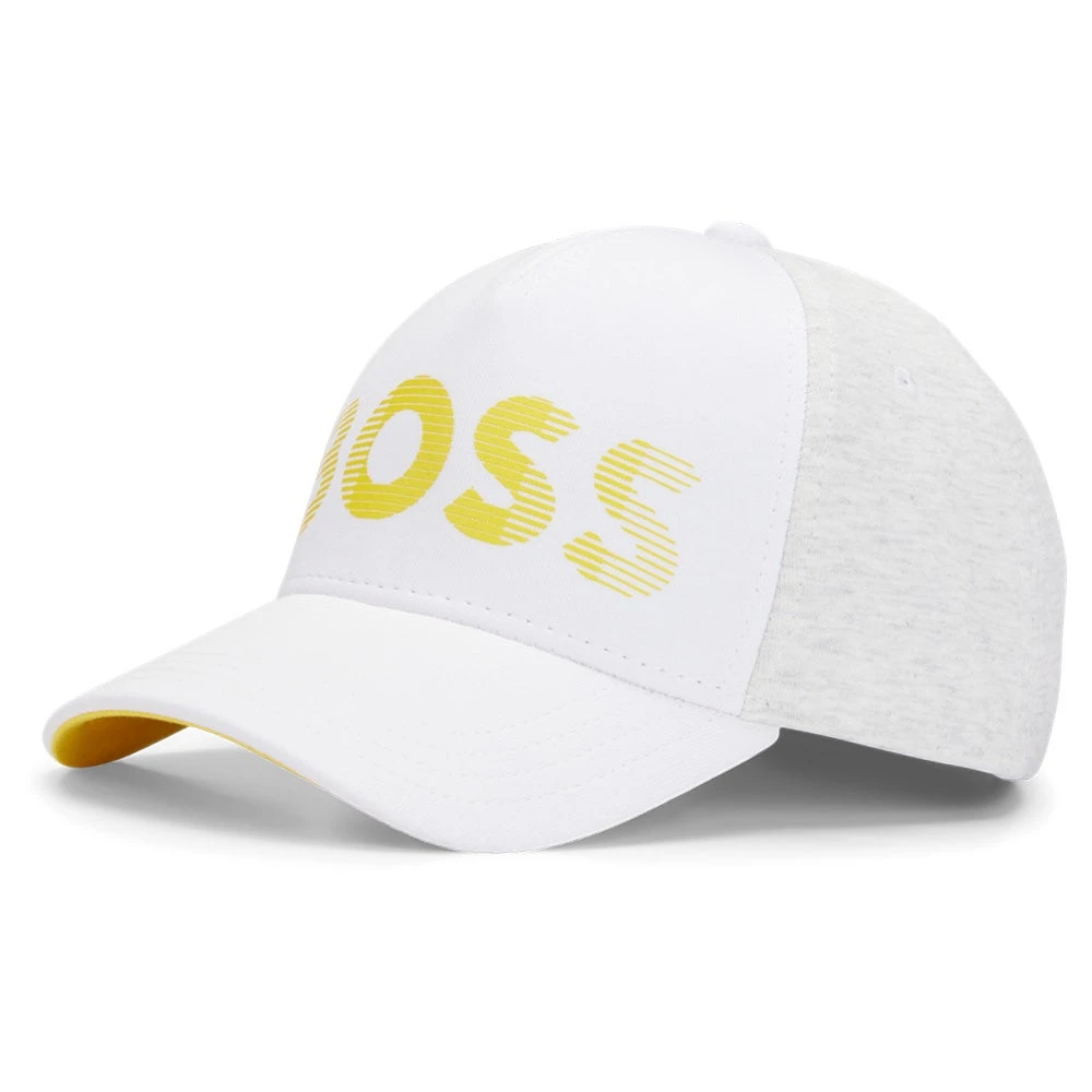 BOSS Golf Cap - Metastripe Logo - Training White FA23 - Image 2