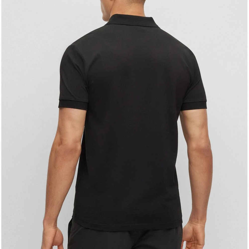 BOSS Golf Shirt - Paule 2 Slim - Black FA23 - Image 6