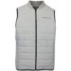 Castore Golf Gilet - Quilted FZ Vest - Stone Grey SS23