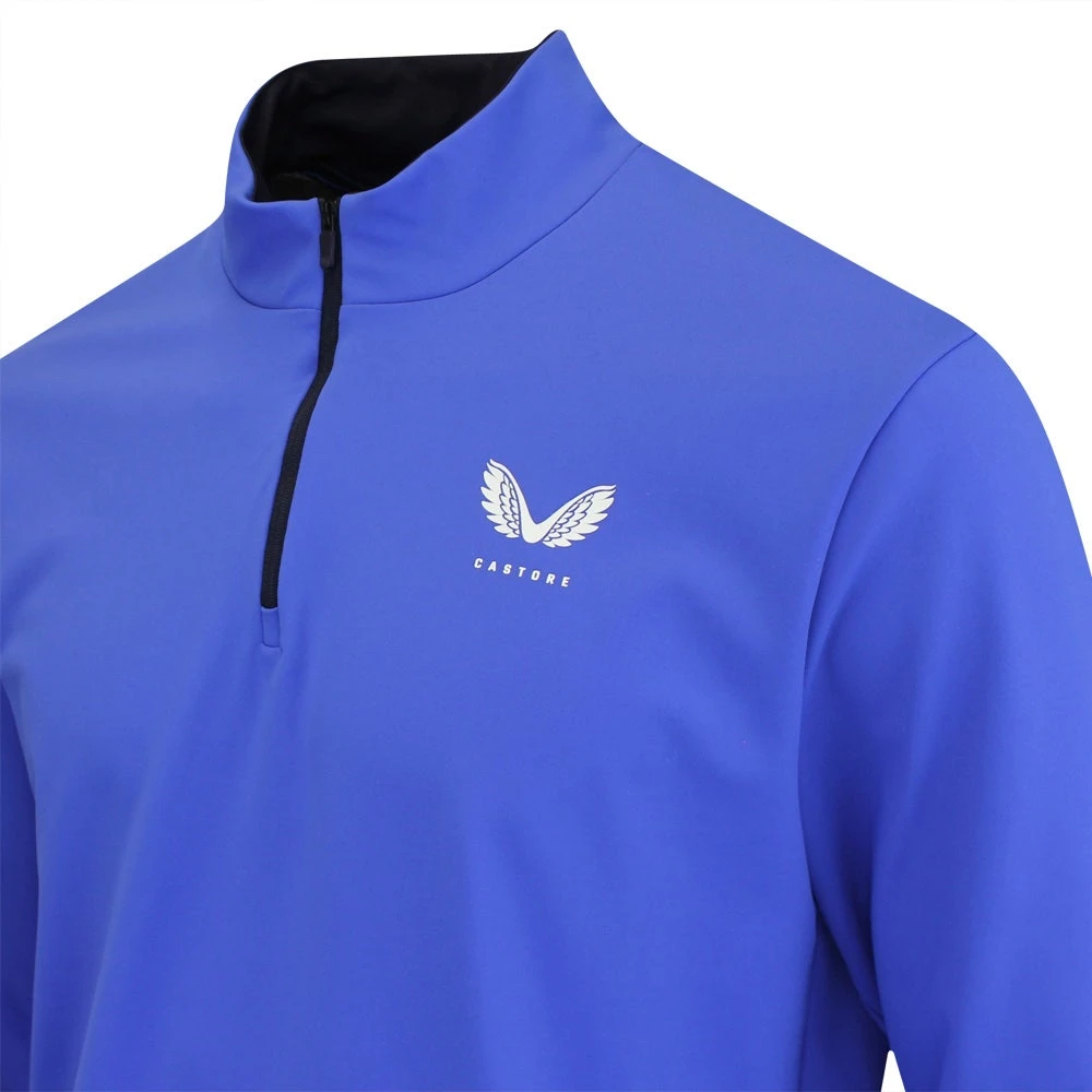 Castore Golf Pullover - Performance QZ - Royal Blue SS23 - Image 4