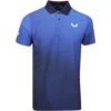 Castore Golf Shirt - Geo Stripe Print Polo - Midnight Navy SS23