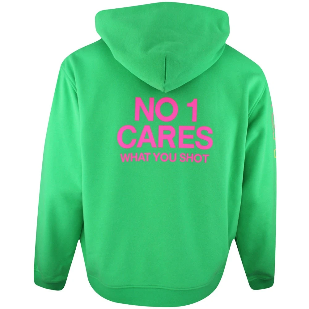 G/FORE Golf Hoodie - No1 Cares - Acid Lime SP23 - Image 3