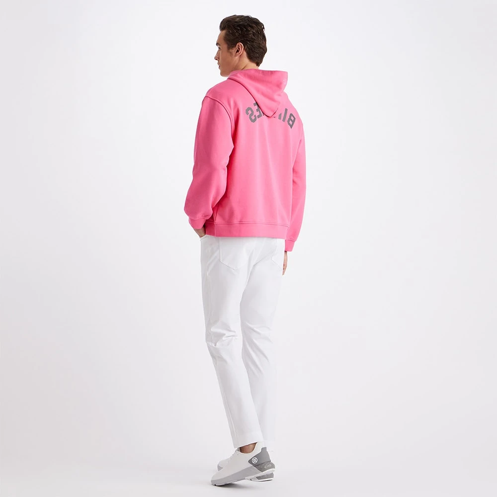 G/FORE Golf Hoodie - Reverse Birdies - Azalea SP23 - Image 8