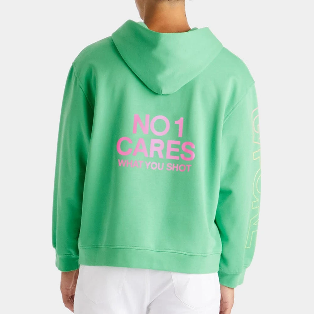 G/FORE Golf Hoodie - No1 Cares - Acid Lime SP23 - Image 6