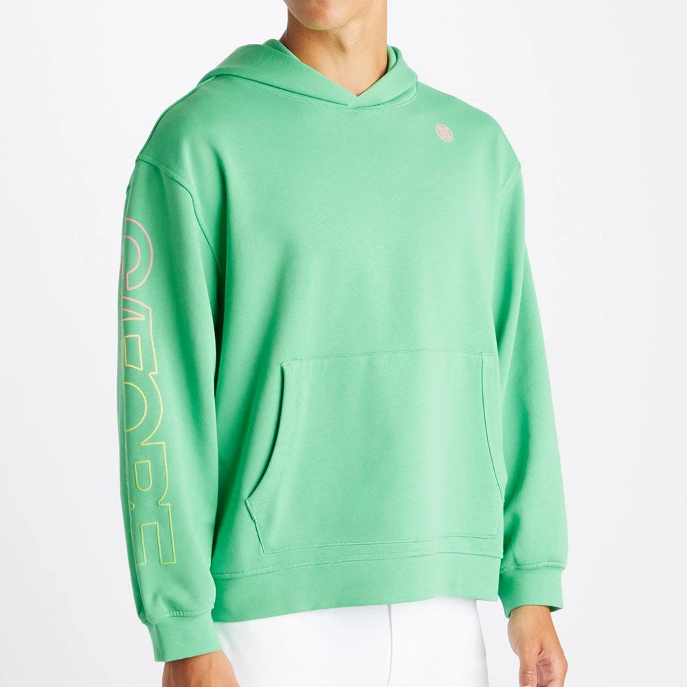 G/FORE Golf Hoodie - No1 Cares - Acid Lime SP23 - Image 5