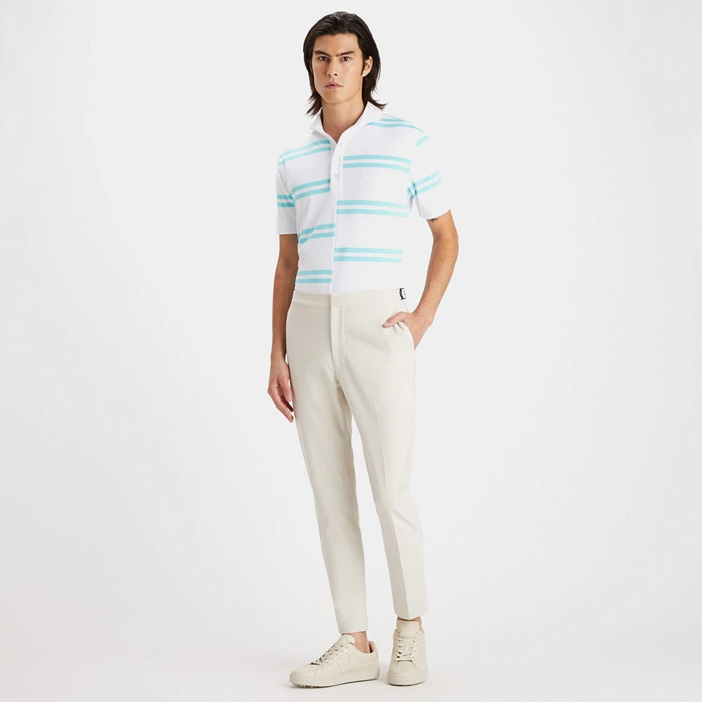 G/FORE Golf Shirt - Offset Stripe Polo - Sardinia SP23 - Image 6