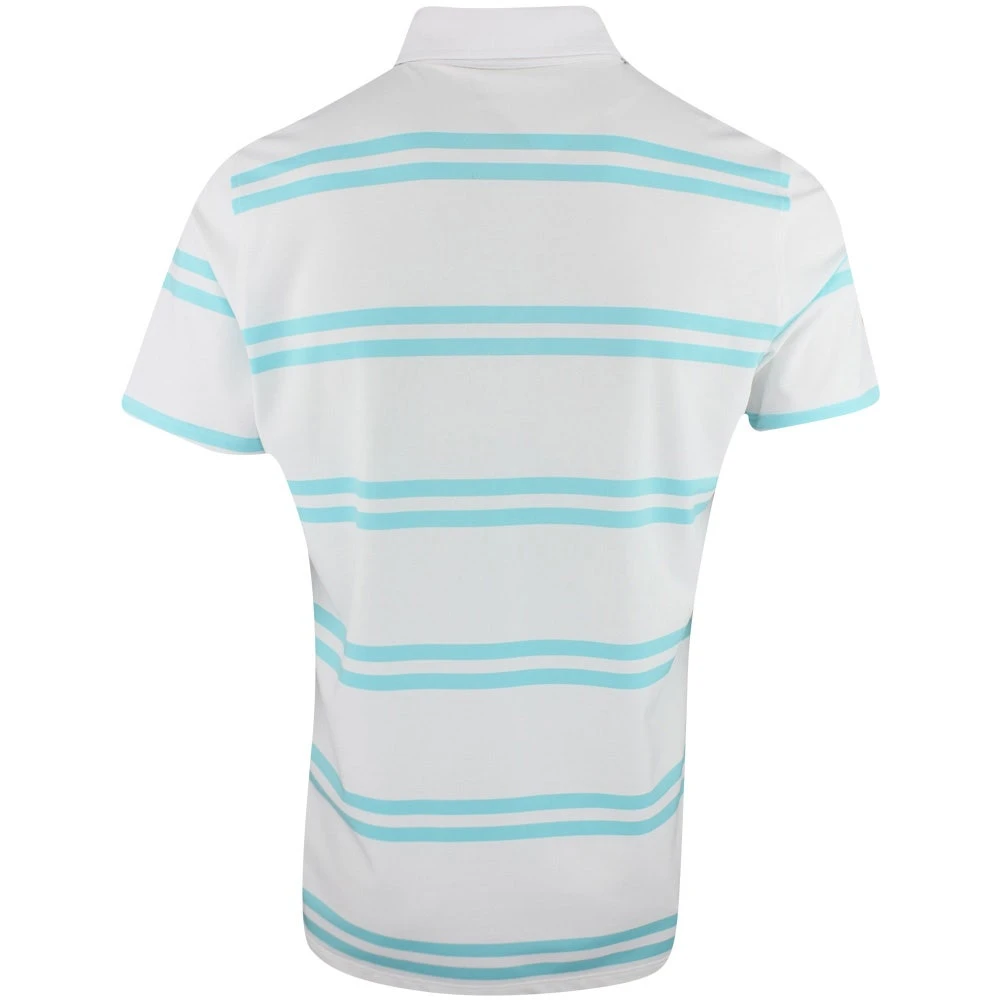 G/FORE Golf Shirt - Offset Stripe Polo - Sardinia SP23 - Image 3