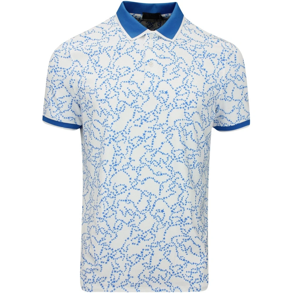 G/FORE Golf Shirt - Star Dust Tech Jersey - Racer Blue AW23