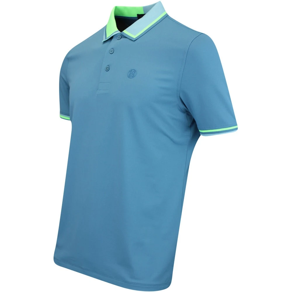 G/FORE Golf Shirt - Two Tone Tech Pique - Monsoon AW23 - Image 2