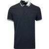 G/FORE Golf Shirt - Two Tone Tech Pique - Onyx AW23