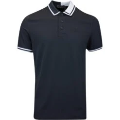 G/FORE Golf Shirt - Two Tone Tech Pique - Onyx AW23