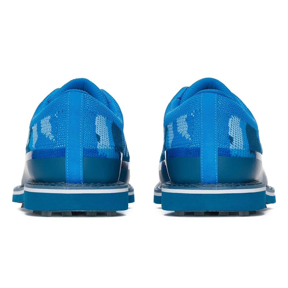 G/FORE Golf Shoes - Camo Knit Tuxedo Gallivanter - Racer Blue SP23 - Image 3