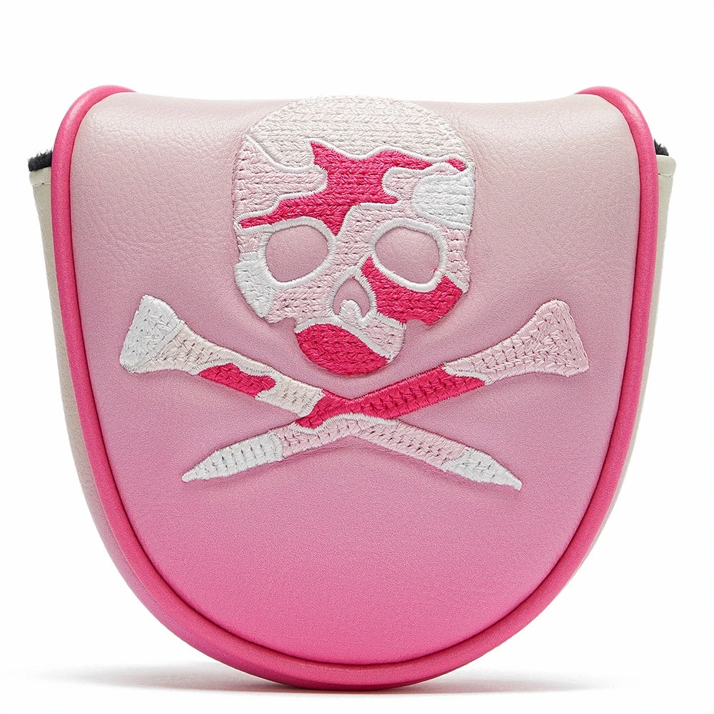 G/FORE Golf Headcover - Camo Skull & T’S Mallet Putter - Azalea AW23