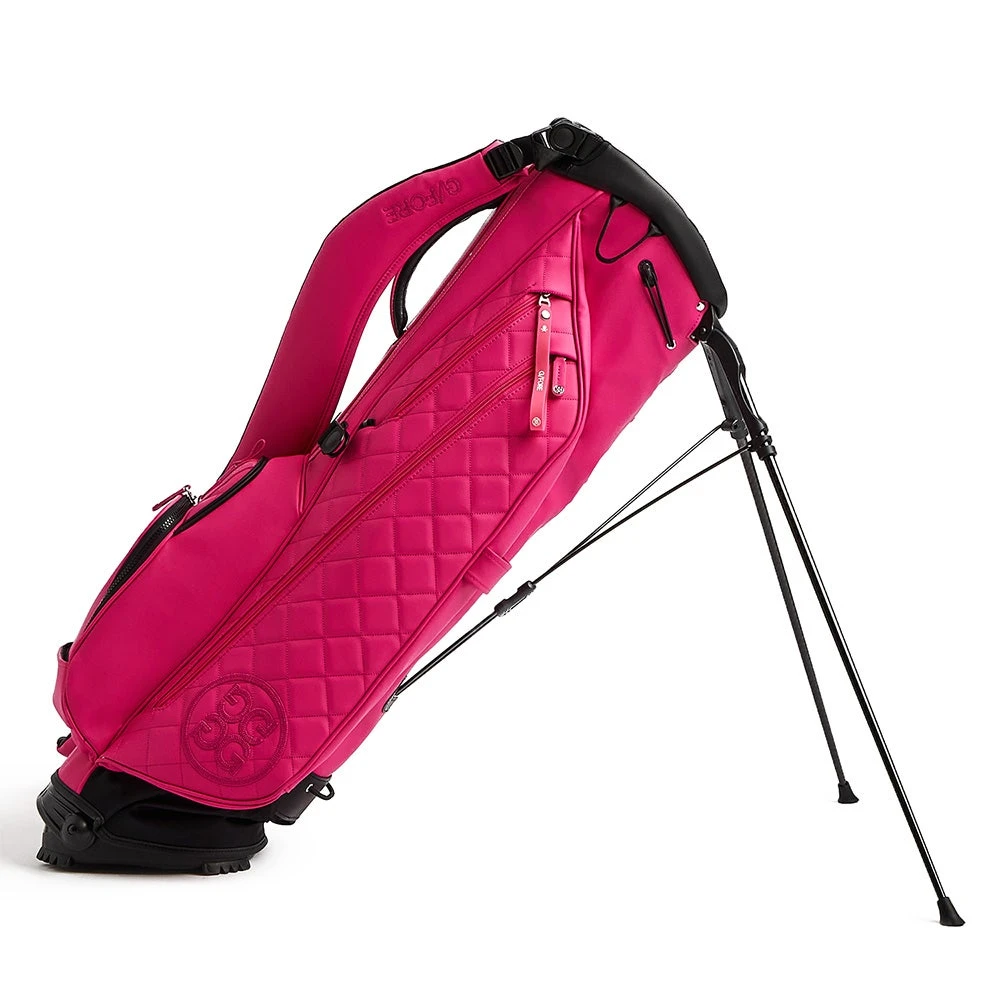 G/FORE Golf Bag - Daytona Plus Stand - Day Glo Pink AW23 - Image 4