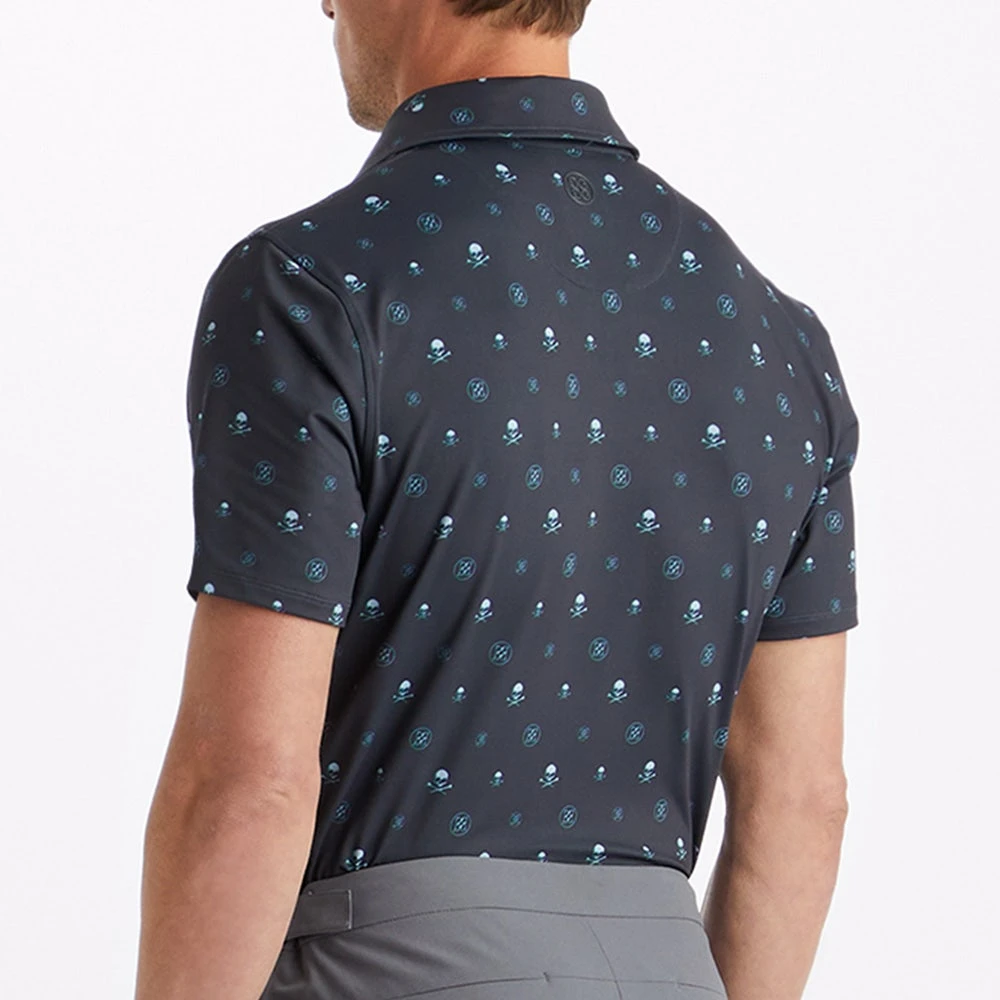 G/FORE Golf Shirt - RGB Tech Jersey - Lead AW23 - Image 7