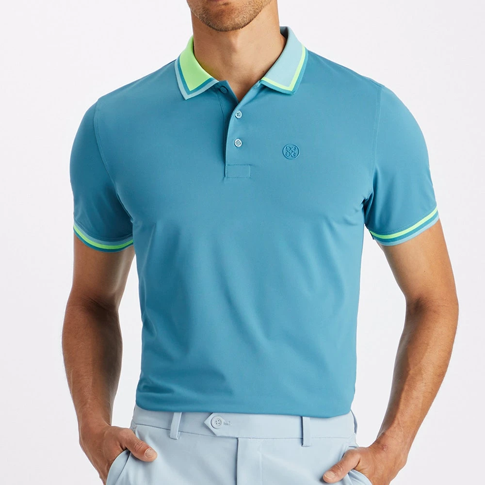 G/FORE Golf Shirt - Two Tone Tech Pique - Monsoon AW23 - Image 5