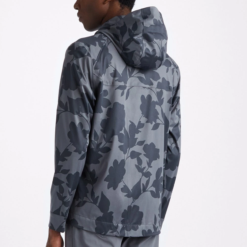 G/FORE Golf Jacket - Repeller Soft Shell Hoodie - Charcoal Floral AW23 - Image 6