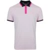 G/FORE Golf Shirt - Embossed Logo QZ Tech Pique - Cameo AW23
