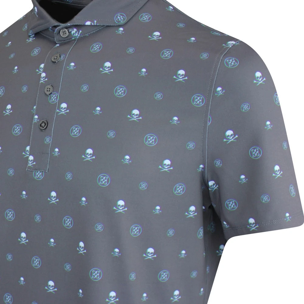 G/FORE Golf Shirt - RGB Tech Jersey - Lead AW23 - Image 4